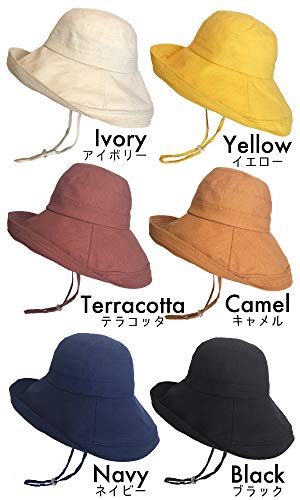 TRAX SHOP 5色 TGY-030 帽子 レディース あごひも付き つば