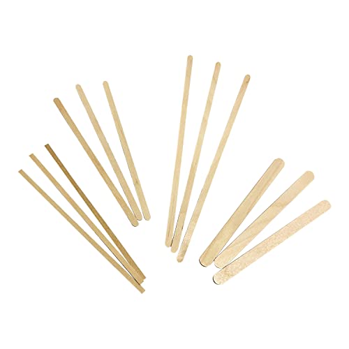 Kingseal Natural Birch Wood Coffee Beverage Stirrers, Stir Sticks, 5.5 Inches, Round End - 10 Packs Of 1000 Per Case (10,000 Count) #TOP7