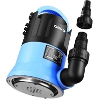 Amazon | 750W 水中ポンプ DEKOPRO 底部入水式 排水ポンプ 最大吐出量