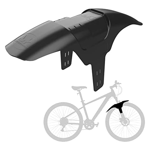 Mudhugger Shorty Evo Front Mud Guard for 27.5"-29" Full Suspension Mountain Bike, L390mm x W90mm, Universal Fit, Fixings Included Cover
