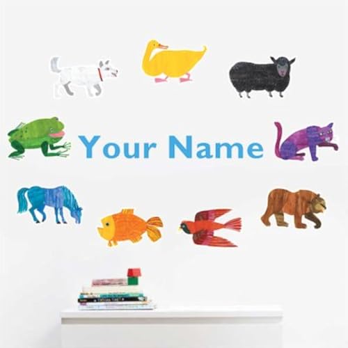 Oliver's Labels Wall Decal for Kids Room - Peel & Stick (Brown BearTM)