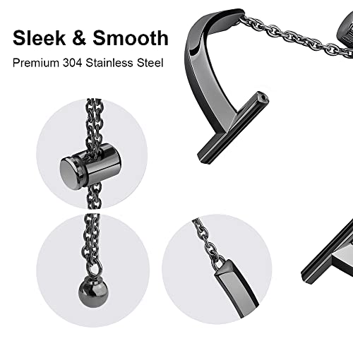 Crocsee Stainless Steel Band Compatible With Samsung Galaxy Watch Band 4 40Mm 44Mm/Watch 4 Classic 42Mm 46Mm/Watch 5 40Mm 44Mm/Watch 5 Pro 45Mm, Slim Minimalism Bangle Bracelet For Women, Black #TOP5