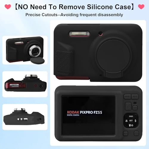Funda de silicona protectora para cámara Kodak PIXPRO FZ55 miniatura 4