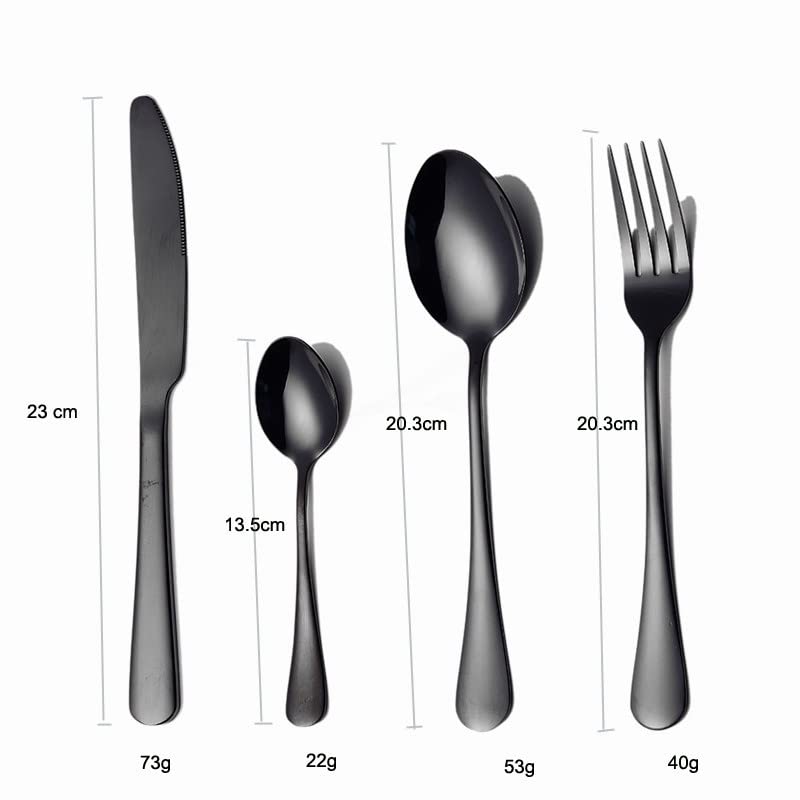 Zestaw sztućców, Zestaw sztućców ze srebra, 24-częściowy zestaw(White Gold 24pcs)