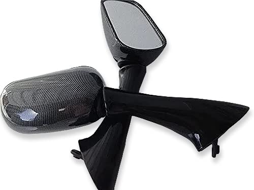 Httmt Mt076-Cn1 Carbon Racing Mirrors Compatible With 1991-1998 Cbr 600 F2 F3/1993-1997 Cbr900Rr 1993-1996 Cbr1000F 1990-1997 Vfr750F 1998-1999 Vfr800F #TOP2