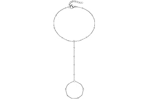 Silver Wrist Chain Bracelet for Women