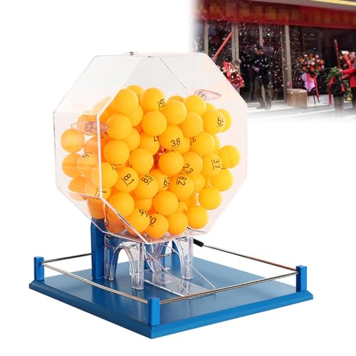 Machine de tirage de loterie automatique avec cage de bingo pour 100 boules
