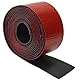 Vefhby Gummistreifen Selbstklebend Gummimatte 50mm(B) x 1.5mm(D) x 3m(L) Neopren Gummimatten Gummiplatte Vollgummi Gummiprofil für Dichtungen Abdeckung DIY Anti-Vibration Anti-Rutsch