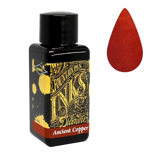 Diamine 30 ml Bottle Fountain Pen Ink, Ancient Copper by Diamine