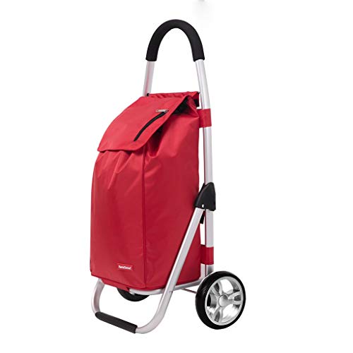 Carrito de Compras de Aluminio Plegable y Portátil miniatura 1