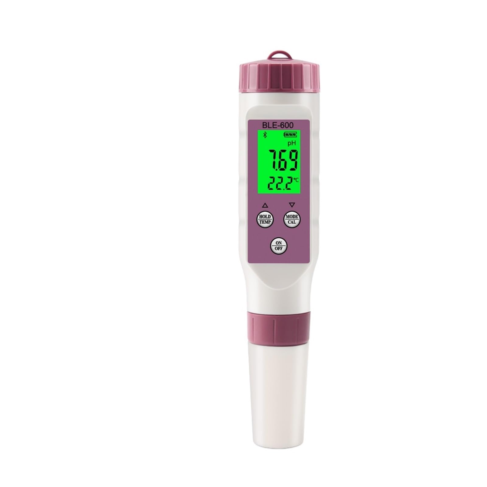 Digital pH Meter, 7 in 1 Temp ORP EC TDS Salinity S.G PH Meter Online Blue Tooth Water Quality Tester APP Control for Drinking Laboratory Aquarium