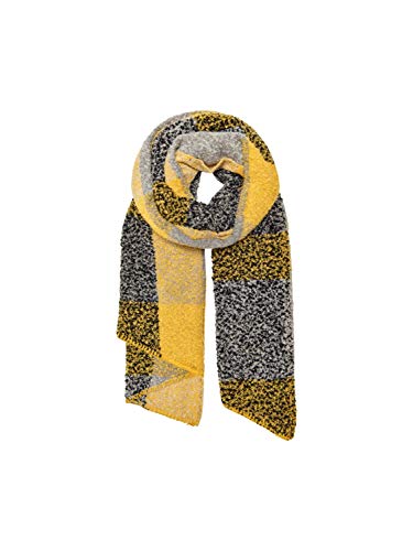 ONLY NOS Damen onlLIMA Check SCARF NOOS Schal, Grau (Light Grey Melange...