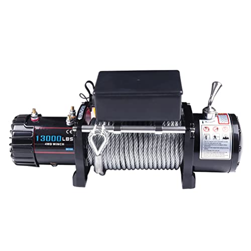 Winche eléctrico SCITOO 13000 lbs 12V con mando inalámbrico miniatura 6