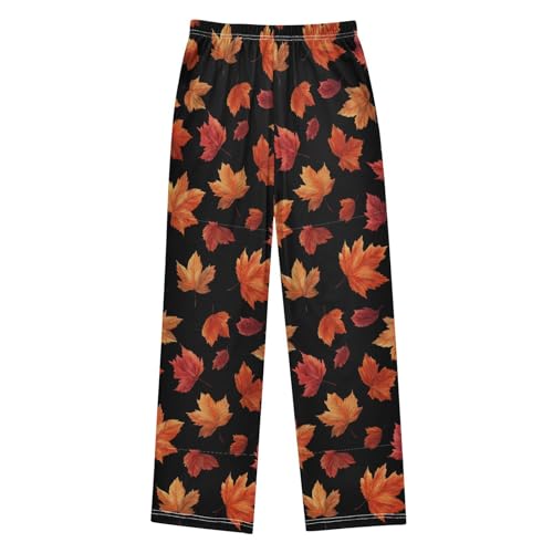 Boys Novelty Pants Long Pant Bottoms for Boys Kids Elastic Waist Lounge Trousers with 2 Pockets2