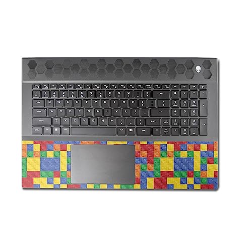 Image of MightySkins Carbon Fiber Skin Compatible With Alienware M18 R1 (2023) Full Wrap Kit - Brick By Brick | Protective Durable Textured Carbon Fiber Finish | Easy To Apply & Change Styles | Made in the USA