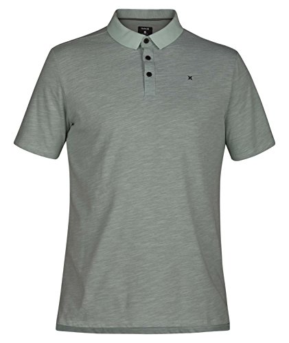 Hurley Men's Nike Dri-Fit Short Sleeve Lagos Polo, Green, XL