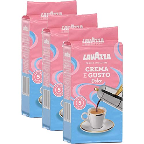 Lavazza Crema e Gusto Dolce, Café Moulu, 3x 250g