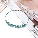 YAHPERN Anklets For Women Color Beads Turquoise Drop Sequin Charm Adjustable Ankle Bracelets Set Boho Multilayer Beach Foot Jewelry (gold)