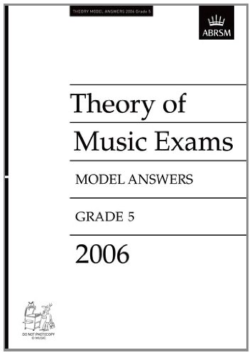 Theory of Music Exams Model Answers Grade 5 2006