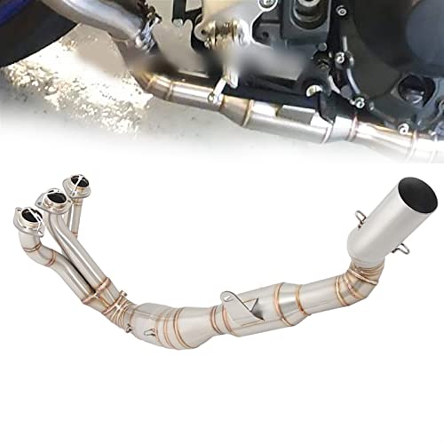 Échappement moto sans lacet Yamaha MT-09 2021-2023 : Solution anti-pollution avec catalyseur