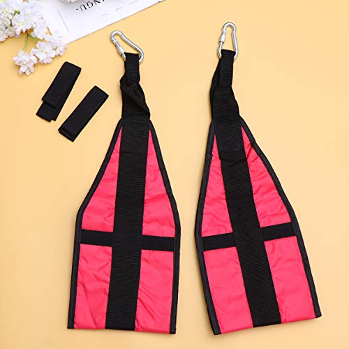 IMIKEYA Tiras Ab Pull Up Fitness Strap Sling Tiras para Pendurar para Treino Músculo Abdominal (Rosa