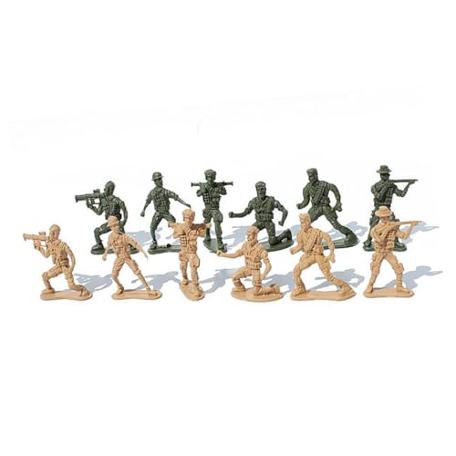 WHAMVOX 88個 ミリタリー模型 プラスチック兵士フィギュア付き 戦争ゲーム用 向けプレイキット 環境対応素材採用 軍事基地沙盤模型装飾用