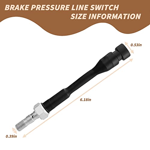 4014225 Brake Pressure Line Switch Compatible With Polaris Rzr 570 900 1000 || Ranger 570 900 1000 || Ace 570 900 || Sportsman 570 1000 || Scrambler 1000,Replace Part Number 4014225-Easy To Install #TOP2
