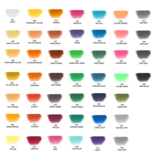 Artecho 48pcs Soft Pastels, 46 Colors by Artecho - Used condition - Image 8