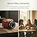 Vintage Digital Camera, 64MP 2.7K Retro Point and Shoot Camera with Autofocus, 2