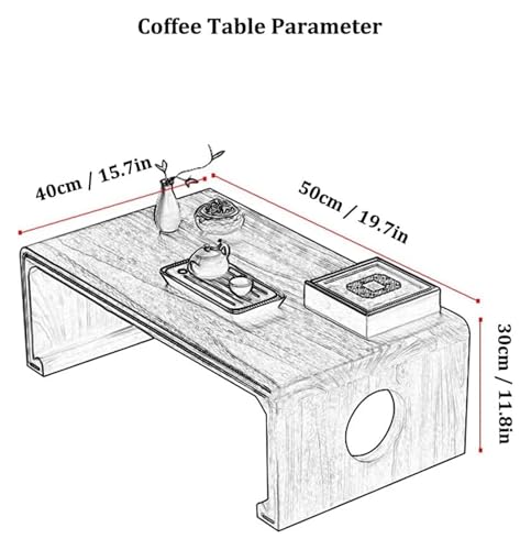 Table à thé zen basse pour soulager le dos et s'installer confortablement - 3