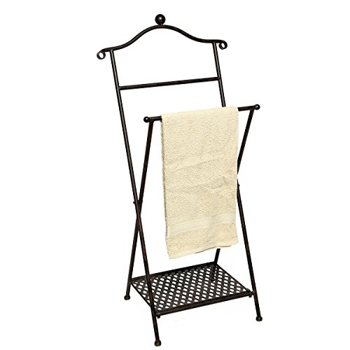 Ambiente Haus 95229 Handtuchhalter klappbar 98 cm dunkel Cover