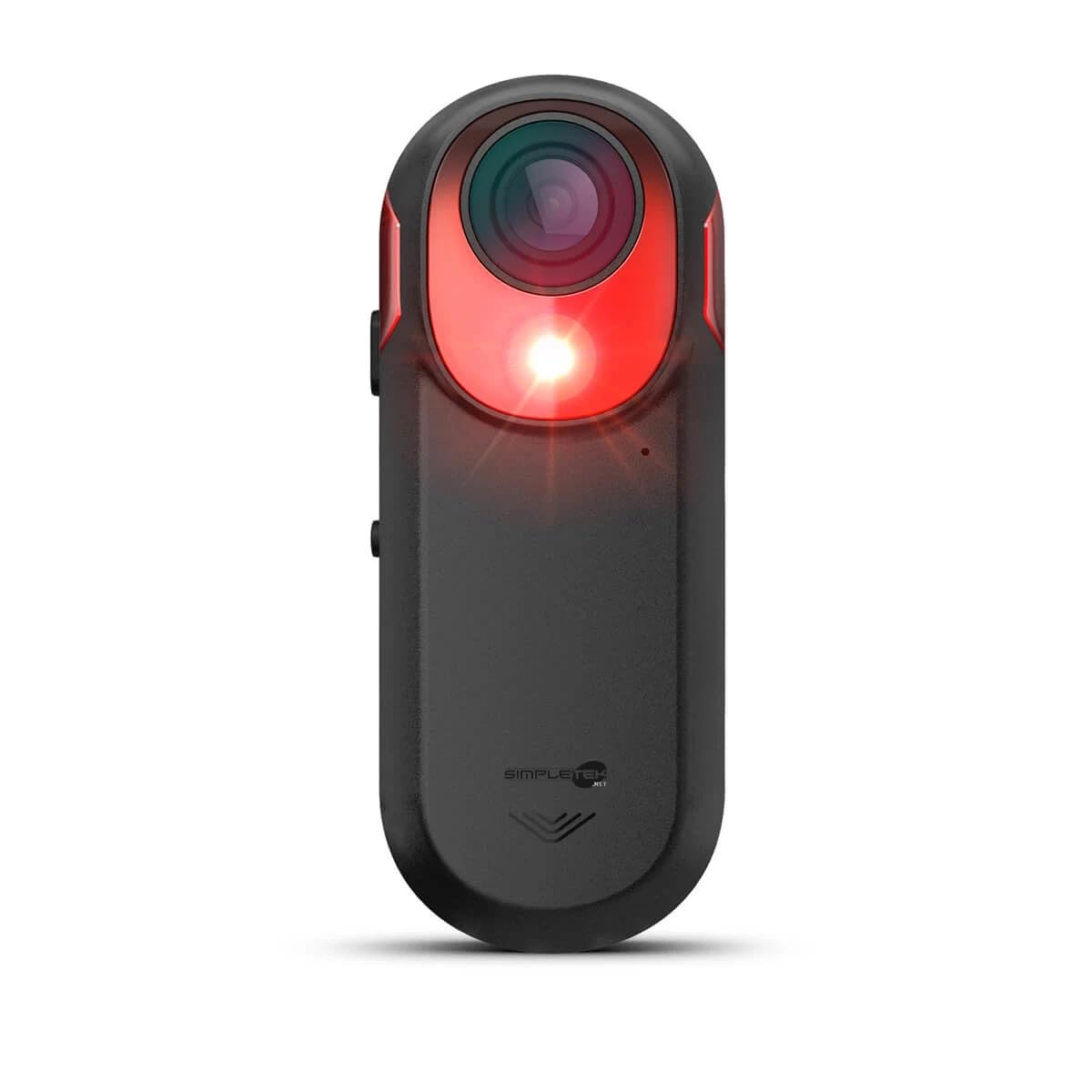 SIMPLETEK - Tylny radar rower kamera wideo czujnik światła 16 GB Ipx7 | Tylny radar rowerowy, kamera rowerowa, wbudowane światło hamowania, bezpieczeństwo drogowe, czujnik pojazdów, bezprzewodowy