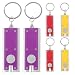 Toyvian 6 Stück Kleiner LED Taschenlampen Schlüsselanhänger aus Acryl