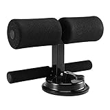 SMSOM Sit Up Bar pour étage, améliorée Portable Sit Up Assistant Device Exerciseur Abdomen, ajustable Soi vent Sit Up Bar, Equipement de fitness pour le ménage pour la construction de carrosserie de y