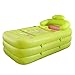 Produktbild MDMMBB Faltender Wanne Erwachsener Haushaltsbadezimmerkörper kann Lüge großes Dickes Plastik einfaches aufblasbares Badbad sitzen (Farbe : Grün)