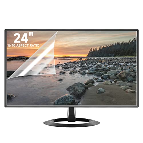 2 Pack 24 Inch Anti Glare Computer Screen Cover, Eye Protection Matte