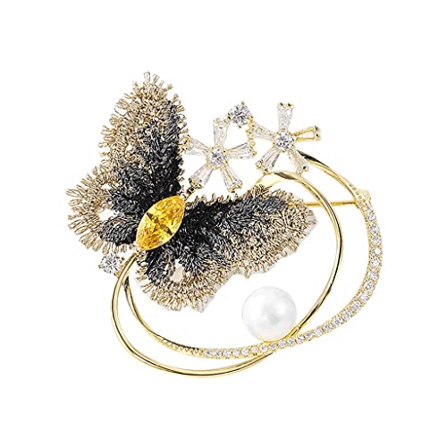 Broche de fleur de papillon pour sublimer vos tenues de soirée