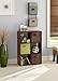 ClosetMaid Cubeicals 6 Cube Storage Shelf Organizer Bookshelf, Stackable, Vertical Or Horizontal, Easy Assembly, Wood, Dark Cherry Finish
