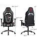 FURIOUS Gaming Chair Computer Gamer Chair with Fully Foam, Space Capsule Design Video Gamer Chair Racing Style,PU Leather Executive Office Chair with Lift Headrest and Lumbar Support (Gray)