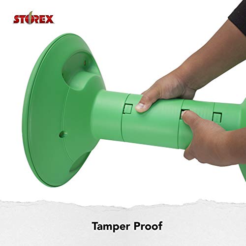 Image of Storex Wiggle Stool - Active Flexible Seating for Classroom and Home Study, Adjustable 12-18 Inch Height, Green (00304U01C)