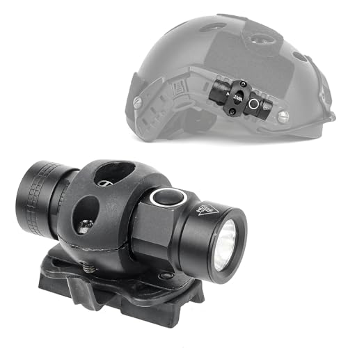 GLECTICAL Mini Tactical Helmet Torchï¼ŒTactical Flashligh