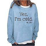 Witch Halloween Tops for Women Funny Letter Print Sweatshirt Tops Long Sleeve Loose Fit Pullover...