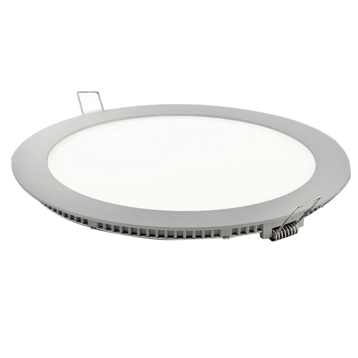 Downlight led corte 185mm.plata 18w.fri