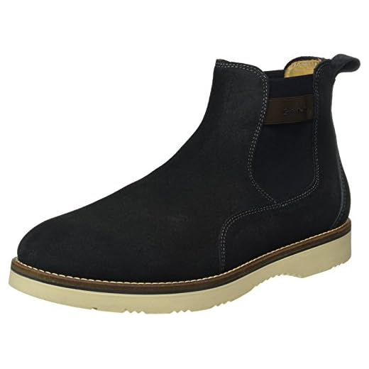 GANT herr Huck Chelsea boots, Blå Marine G69-42 EU
