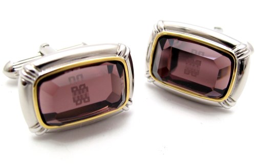 ダックス(DAKS) カットガラスレクタングルカフス(カフスボタン/カフリンクス)