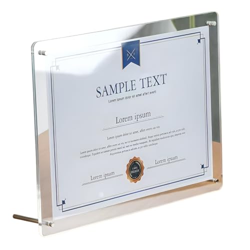 [Miflaier]�A�N�����t�H�g�t���[�� �}�O�l�b�g�� �c��4���������\ �ؖ����E�G��E���j���[�W���ɓK A4/A3/6-10���Ή� �Ǌ|���E��㌓�p ����~�߃V�[���t�� ������� �M�t�g�Ή� 8�C���`�̗e��ɂ�15.3 x 20.3 cm�����[�ł���