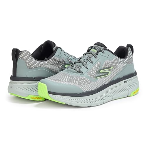 Skechers Skechers Men's Max Cushioning Premier 2.0 Vantage 2.0 Sneaker, Gray/Lime, 11