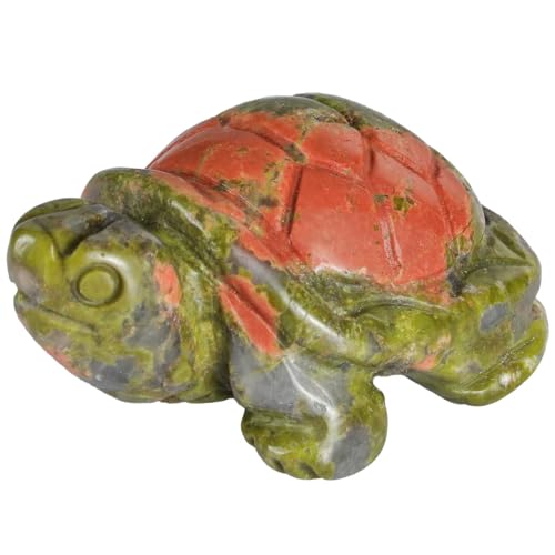 Estatua Figura de Tortuga Unakite 5 cm