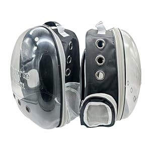   Pet-Bubble-Backpack-Carrier-Cat-Carrier-with-Ventilated-Design-for-Carrying-Puppy-Cats-Pet-Carrier-Back-Pack-Bag-Space-Capsule-for-Traveling-Hiking-Camping-Outdoors