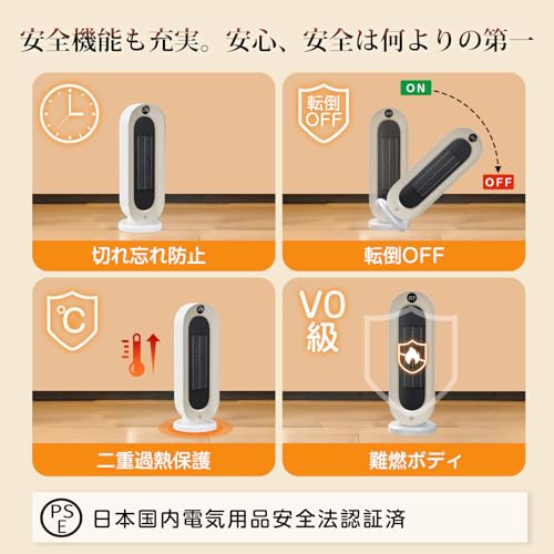Pereis 『人感センサー付き』セラミックヒーター S720 の商品画像 7